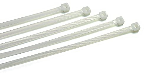 kippen 9014F1 Packung mit 50 Stück weißen Kabelbindern für Verkabelung 4,8 x 500 mm