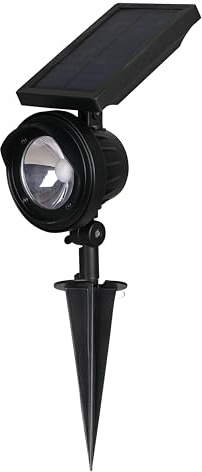 Luxform, Solarleuchten für außen, Texas, Solarleuchten für außen, Solarlampen für außen Balkon, Wandleuchte, Außenwandleuchten, Kunststoff, Schwarz