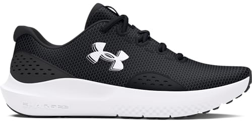 Under Armour Women's Charged Surge 4, 001 Black, 9.5