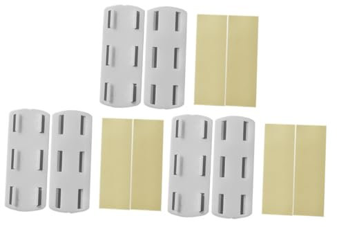HOMSFOU 3satz Steckdosenaufhänger Selbstklebend Patchpanel-aufhänger Zur Wandmontage Steckdosenbehälter Langlebig Aus Kunststoff Aufhänger Für Steckdose Vielseitig Einsetzbar