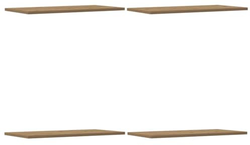 vidaXL Wandregale 4 STK. Artisan-Eiche 60x30x1,5 cm Holzwerkstoff