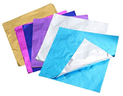 PRETYZOOM 200stücke Aluminiumfolie Für Bonbons Und Schokolade Zufällige Farben Für Hochzeiten Partys Und Feiern Geschmacksneutral Und Vielseitig Einsetzbar