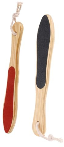 FOMIYES 2stücke Fußfeilenwerkzeuge Aus Hochwertigem Material Für Pediküre Fußpflege Und Hornhautentfernung Ergonomischer Griff Tragbar Für Familie Und Reisen