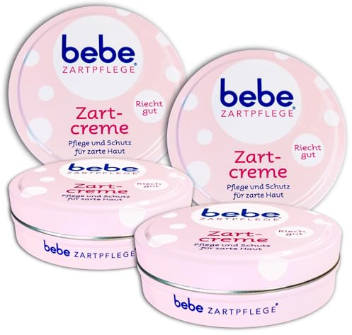 4 er Pack bebe ZARTPFLEGE Zartcreme 4 x 150 ml Creme für Kinder