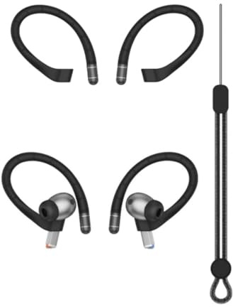 Crochets d'oreille pour Galaxy Buds 3/3 Pro, Pinces de Remplacement pour Ecouteurs, Clips pour Boucles d'oreille, Embouts pour Ecouteurs Accessoires (Noir)