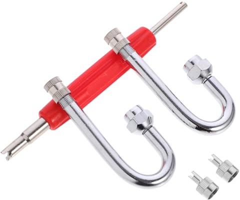 EXHUMKY Extensores de Vástago Válvula de Cobre Duradero para Bicicletas y Motos Prolongadores Prácticos para Neumáticos Kit de Fácil de Instalar