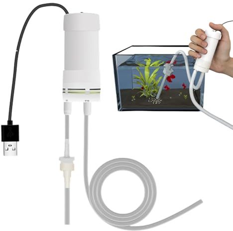 Piccola Pompa Acqua | Sifone Acqua Con Autoadescamento | Pompa Con Autoadescamento | Per Piscina Acquario Lavello Bacino Irrigazione Giardino Sotto Terra Campeggio Auto Esterna