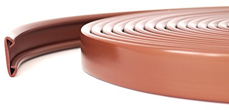 15m PVC Handlauf Treppenhandlauf Kunststoffhandlauf 40x8 mm Kupfer