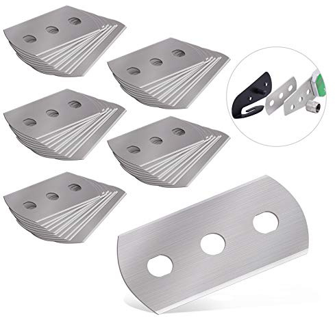 Gomake Replacement Blades for Bodyguard Vinyl Backing Cutter Knife, Stainless Steel, Pack of 50