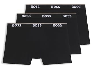 BOSS Boxerbr 3p Power, Bóxer para Hombre, Negro (Black), L