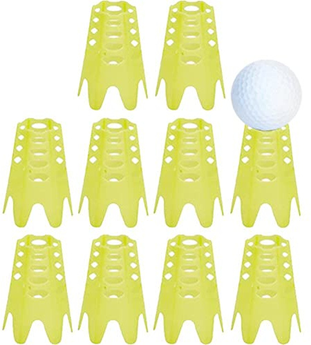 Golf -t -Shirts, 10 Stcs Golfsimulator -t -Shirts Für Zuhause, Innengolf -tees Simulator Training Im Freien, Golfmatten -t -Shirts Für Das Fahrbereich