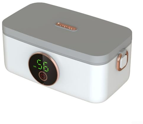 ZYWUOY Boîte à déjeuner chauffante légère, radio rechargeable pour ne plus manquer un repas chaud