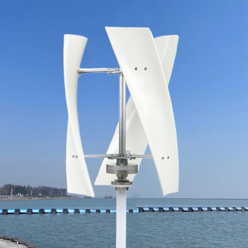 Kindevieft Kit De Generador De Turbina EóLica, Generador De EnergíA EóLica De 400 W, 3 Aspas con Controlador, para Uso MaríTimo, RV, Hogar, Generador De Molino De Viento Apto,B-12V