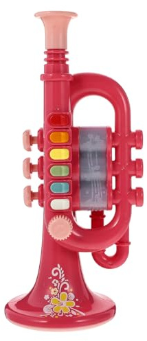 BESTonZOTrompette Giocattoli, Tromba Corno con Musica Portatile Te per Bambini Giocattolo, Strumenti a Vento per Bambini Modello Te, Strumenti educativi s Musicali