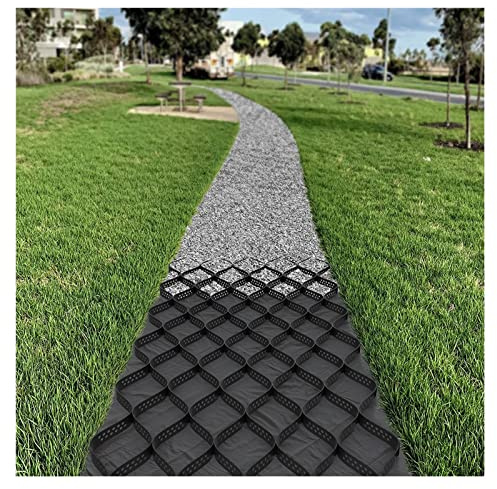 Griglia stabilizzatore per ghiaia permeabile sistema di pavimentazione per vialetto carrabile patio capanno base 6,1 x 7,9 m installazione fai da te
