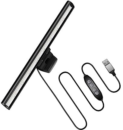 Homoyoyo Computer Bildschirm Hängen Licht Leiste Usb Dimmbar Augenschutz Led Bildschirmbeleuchtung Für Office Und Home Arbeit