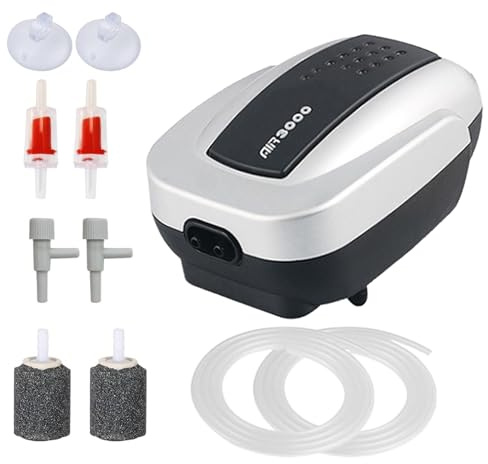 Stille Aquarium Sauerstoffpumpe≤30dB: Sauerstoffpumpe 360L/H
