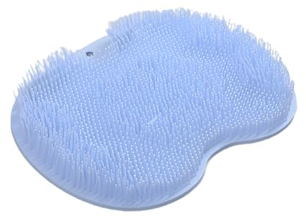 Fuß-Peeling-Matte für Dusche, Handschuh zur Reinigung des Rückens in der Dusche – Massagematte für Fußwaschbecken und Rückenreiniger für Innen und Außen für Badewanne und Hotel
