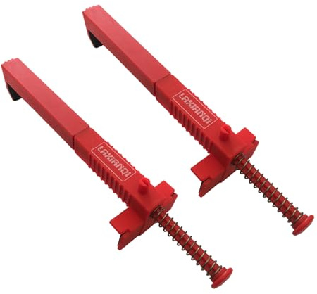 2 x Ziegelschnur-Clips, 20 - 24 cm, Klemmen, Ziegelschnur zum Positionieren von Maurern, Abziehern, Schnurspannern