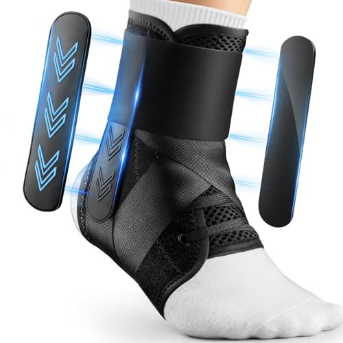 YIKANWEN Sprunggelenkbandage Damen & Herren, S | 1 Stück, Einstellbar, Atmungsaktiv, Für Sport & Genesung