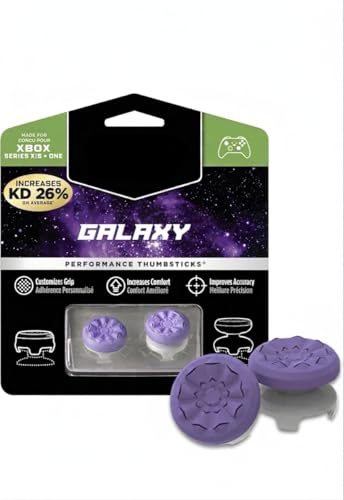 Purple Xbox Thumb Grips, Performance Thumbsticks for Series X|S & One