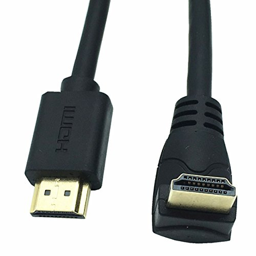 LARRITS 15cm High Speed HDMI 2.0 Cable 4K 60HZ With 90 degree Up Angle Elbow For 4K TV Fire Stick PS4 Xbox 360 Xbox one Blue-ray Player