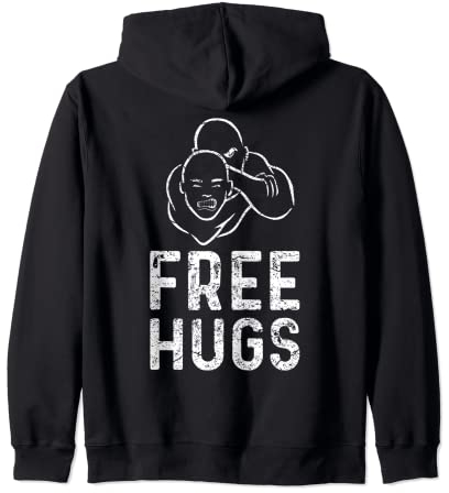 Free Hugs - Lustiges Brazilian Jiu-Jitsu BJJ Kapuzenjacke