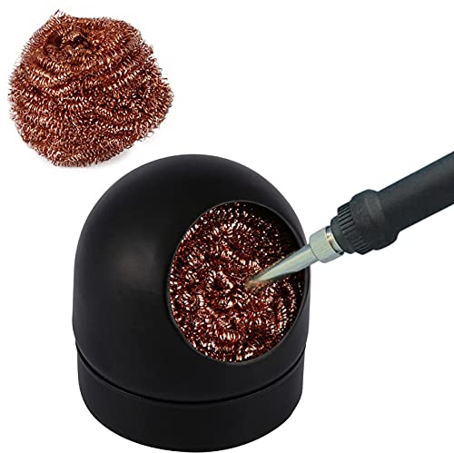 Nettoyeur de fer à souder, fil de nettoyage de panne à souder, boule de pointe à souder, Kit de nettoyage de pointe en laiton enroulé souple (sans eau)