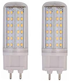 AKSPET Fengyan Home Bulbs 2Pcs G12 10W New LED Corn Light (70W Equivalent) No Flicker LED Bulb 360 Degree Beam 850lumen lamp SMD2835 84leds AC85-265V Household Lamp (Color : OneColor)