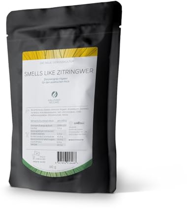 Grillfürst Smells like Zitringwer Zitronen-Ingwer BBQ-Rub - 80g, im Nachfüllbeutel für intensiven Geschmack, Marinade für Fleisch, Gewürzmischung zum Grillen