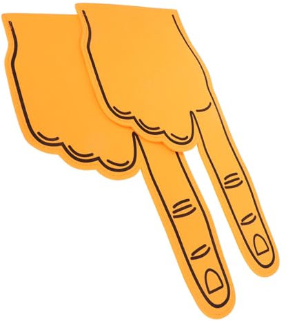 Milisten 2stücke Schaumstofffinger Für Sportveranstaltungen Cheerleading-Requisiten Schaumstofffinger Für Party Krachmacher Für Sportfans Cheerleading-schaumstoffhand Sportfan-Finger Party-