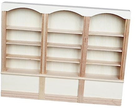 KOMBIUDA Miniatur Bücherregal Möbel Bücherregal Deko Miniatur Möbelstück Für Kreative Foto-Requisiten Schreibtisch Ornament