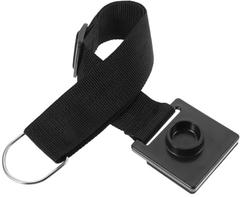 Cello Gurtstopper Verstellbar 40 bis 70cm für Cello und Kontrabass | Schwarz aus Kunststoff, Faltbar für Proben und Konzerte, Bodenschutz bei Einsatz