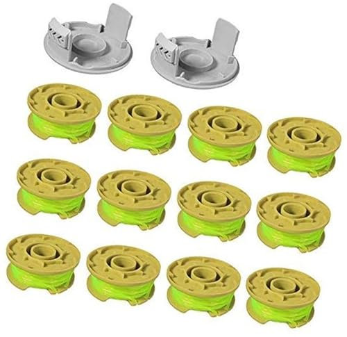XEBRAD Line String Trimmer Replacement Spool, 11ft 0.080 Replacement Trimmer Spool, for Ryobi, One Plus AC80RL3 18v 24v and 40v Cordless Trimmers Line Refills Weed Wacker Auto-Feed Twist Single Line