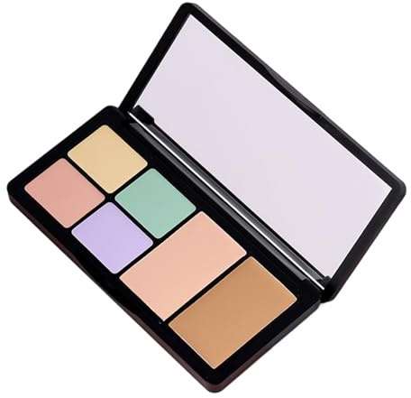 correcteur de contour - 6 couleurs, maquillage contour | Couverture complète Concept imperméable avec brosse pour imperfections, correction du kit de couverture de visage cosmétique