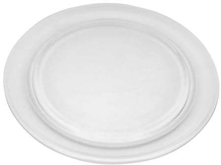 TOYZFRIENDY Stabile Glasplatte Mikrowellenteller 27cm Hitzebeständig und Leicht zu Reinigen Mikrowellenschale Ersatz für Mikrowelle Zubehör im Haushalt