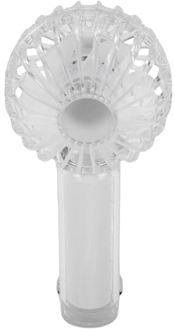 SIXRUN Persönlicher Kleiner Handventilator, Stilvolles Design, 3-Gang-Handventilator für die Schreibtischtasche Im Büro (WHITE)