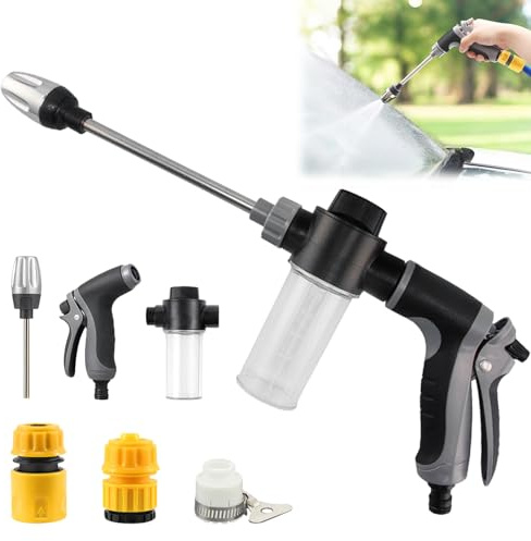 2026 Neu Hochdruckpistole, Power Jet Hochdruckpistole, Hochdruck-Pistole Für Gartenschlauch, TurboWasher für Gartenschlauch | Verwendung Im Freien, Hochdruckreiniger Für Jeden Gartenschlauch