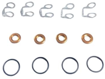 Kit de sello de arandela de inyector compatible con KUN26 D4D 1KD-FTV 3.0L 2KD-FTV para los modelos 909430-T0008 90904-30013