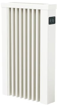 AeroFlow Elektroheizung MINI 650 mit Schamottekern FlexiSmart-Displayregler elektrische Zusatzheizung, Nachtspeicher Ersatz, Elektroheizkörper-Heizgerät
