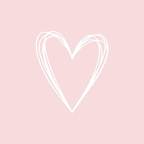 Papier-Servietten mit Herz in rosa & weiß Tisch-Dekoration Muttertag Valentinstag Liebe Hochzeit Tisch-Dekoration Deko Baby-Party Mädchen Girl (20, Herz pastell rosa)