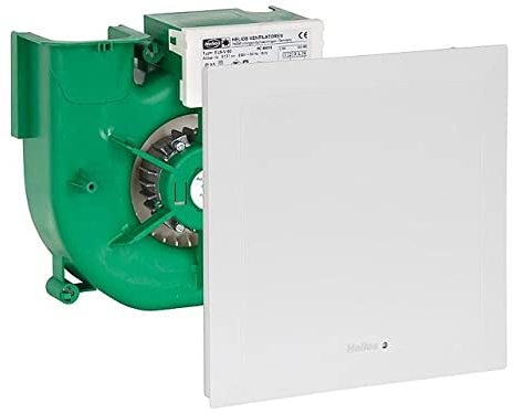 Ritzer by Helios ELS Lüftungsgerät, Badlüfter, Ventilator, Ersatzlüfter (ELS-V 100 einstufig ohne Nachlauf)