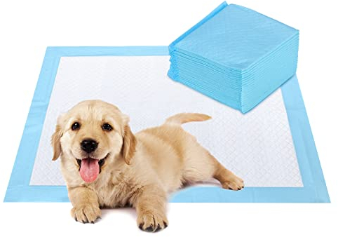 OKYUK Ultra Absorbent Dog Pee Pads Extra Small Thicken 6 Layers - Leak-Proof Odor-Control Puppy Training Pads Quick Dry Pee Pads for Dogs ((33 * 45cm 20 Stück))