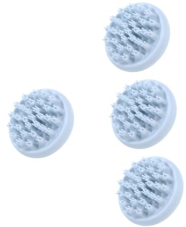 Healeved 4stücke Portable Kopfhautmassagebürste Aus Effektive Haarreinigung Und Massage Für Haartypen Zur Schuppenentfernung Und Kopfhautstimulation Komfortabel Und Praktisch Der