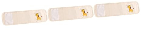 VICASKY 3stücke Neuer Titel Verstellbares Baumwoll-bauchband Für Neugeborene Atmungsaktiver Nabelschutz Mit Giraffen-design Für Jahreszeiten Sicher Und Bequem Für Unterschiedliche