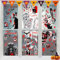 Dwafill Autocollant Halloween Horreur, Décoration Halloween Fenêtre, Autocollant de Fenêtre Halloween, Zombie Décorations d'halloween Haunt, Images de Fenêtre(Noir)
