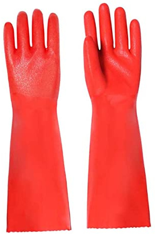 BCOATH Warm Thicken Washing up Gloves Non-slip Kitchen Gloves for Dishwashing Housework Pet Care Long Comfortable for Daily Use