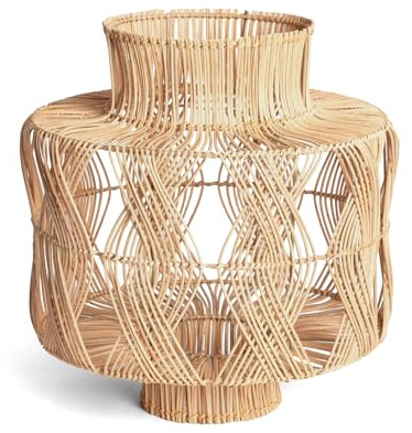 LEDKIA LIGHTING ILUZZIA Lampenschirm Pendelleuchte Rattan Oia ILUZZIA Natürlich
