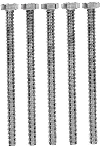 BUGUUYO 5stücke Teiliges Edelstahl Vollgewinde Flachkopf Schrauben Für Möbel Auto Diy Korrosionsbeständig Langlebig
