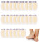 24 Pièces Pansements Ampoules Talon, Pansements Invisibles en Gel Hydrocolloïde, Pansements Hydrocolloïde Gel Bandages, Pansements Ampoules, pour Prévention et Soin des Ampoules